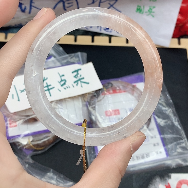 水晶手镯未镶嵌147（5657////）