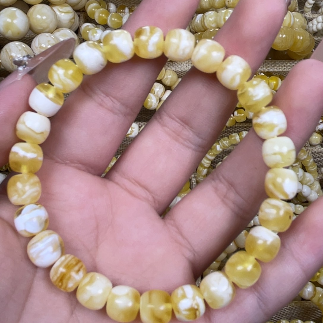 手绳琥珀未镶嵌8m