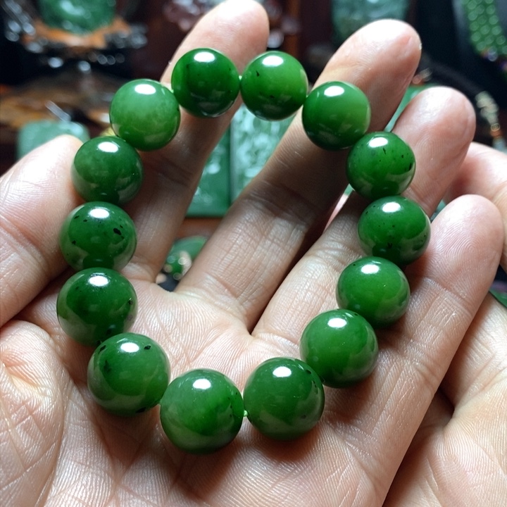 和田玉（碧玉）手串未镶嵌