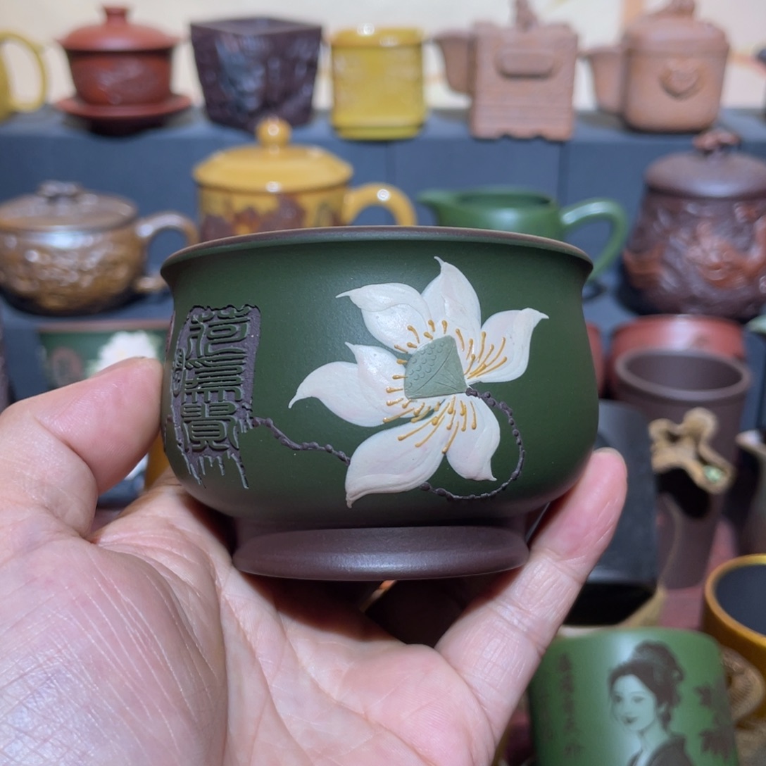 原矿紫砂手工主人杯