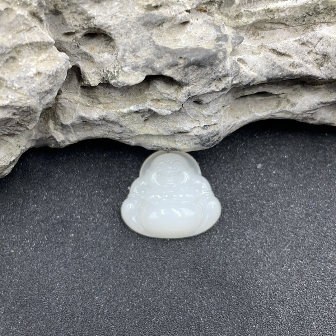 BY0313FHLZ标117 和田玉佛公坠