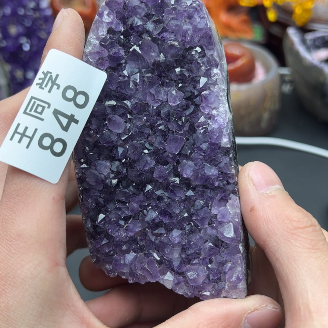 紫晶水晶摆件未镶嵌848