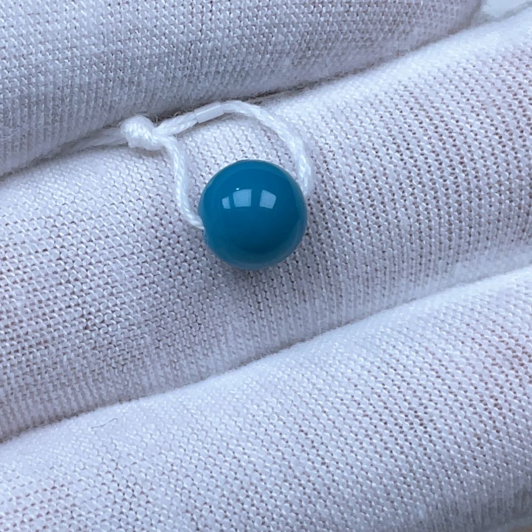 绿松石未镶嵌挂件7.6mm