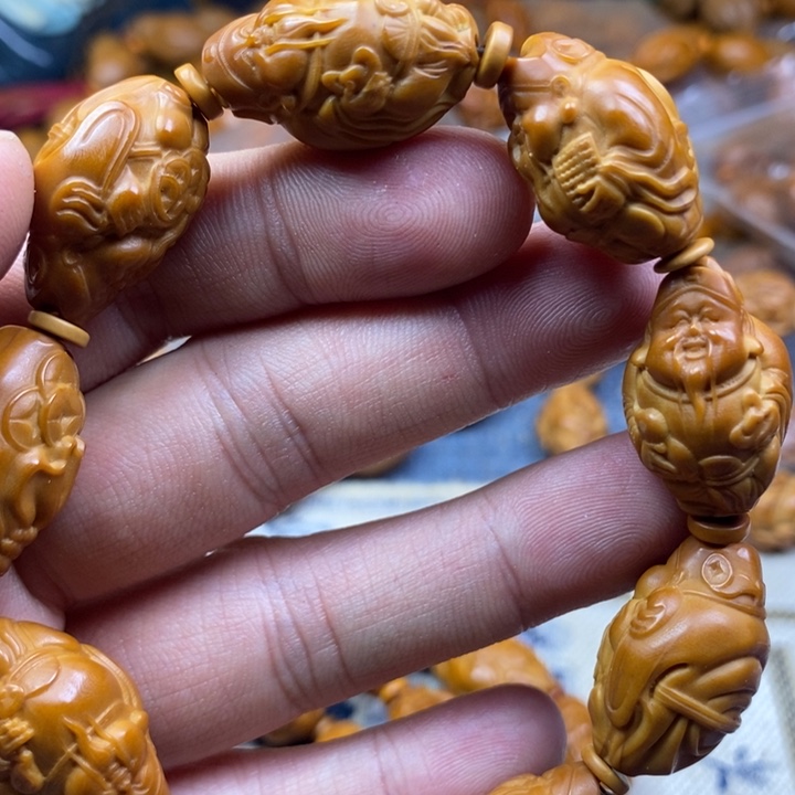橄榄核手串/手链橄榄核雕工艺手串