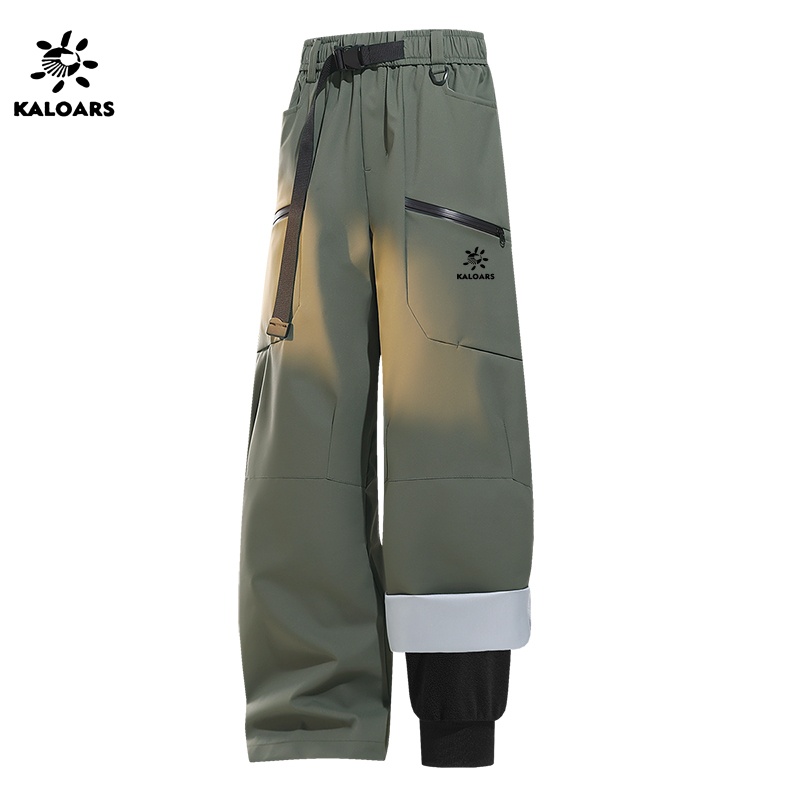 【凯家系列】秋冬季可拆卸户外保暖防风防水防寒三合一冲锋裤男女款