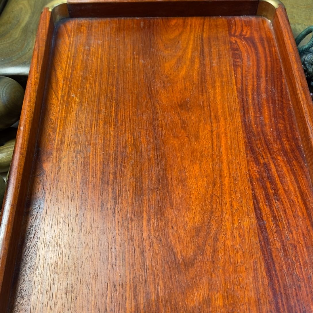 陶瓷绿檀木制工艺品80