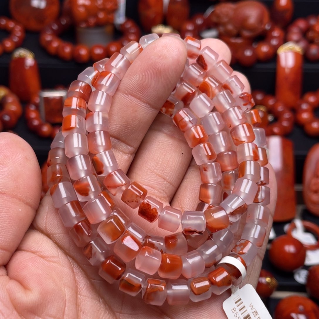 南红玛瑙珠宝奇石未镶嵌多圈7