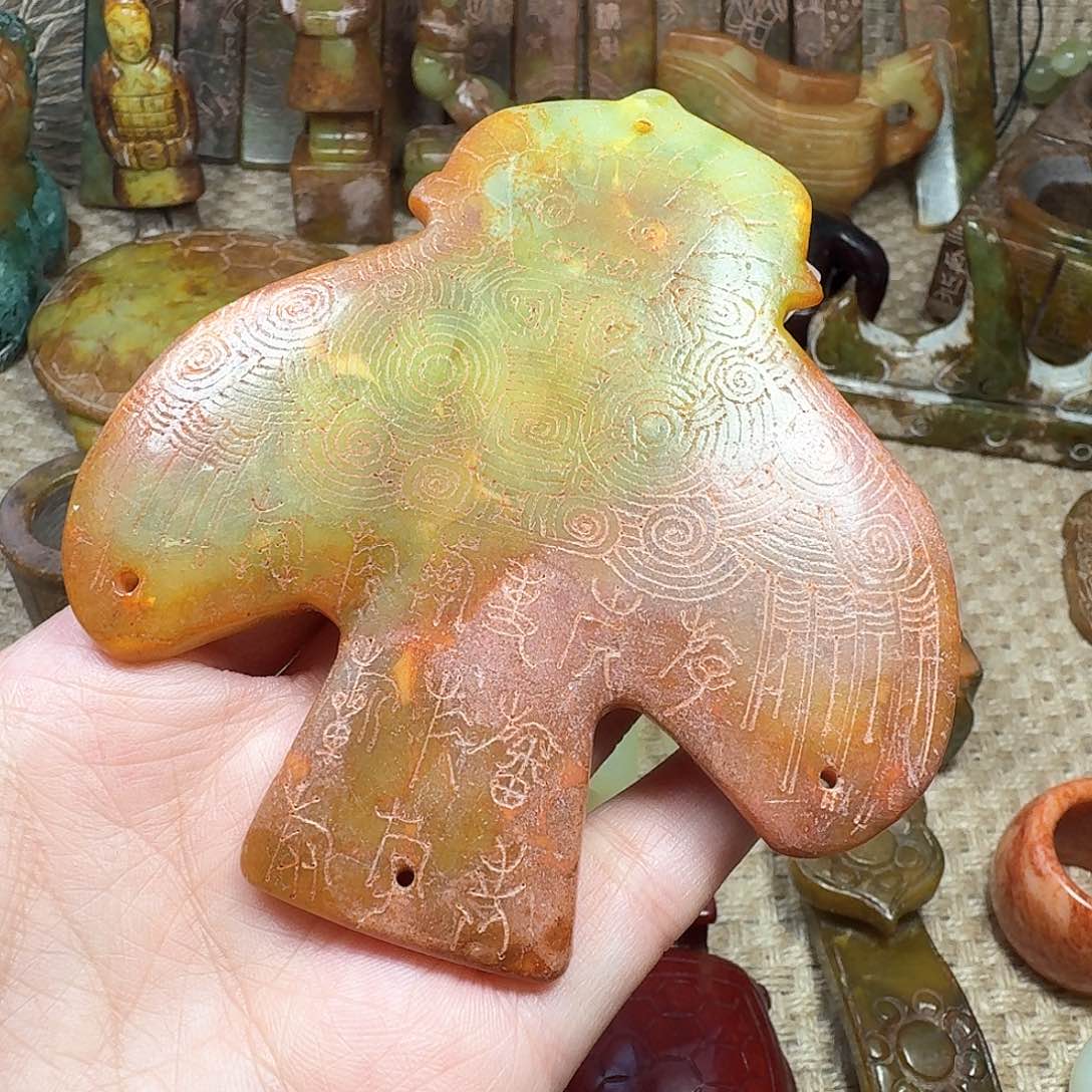 白玉菩提吊坠挂件