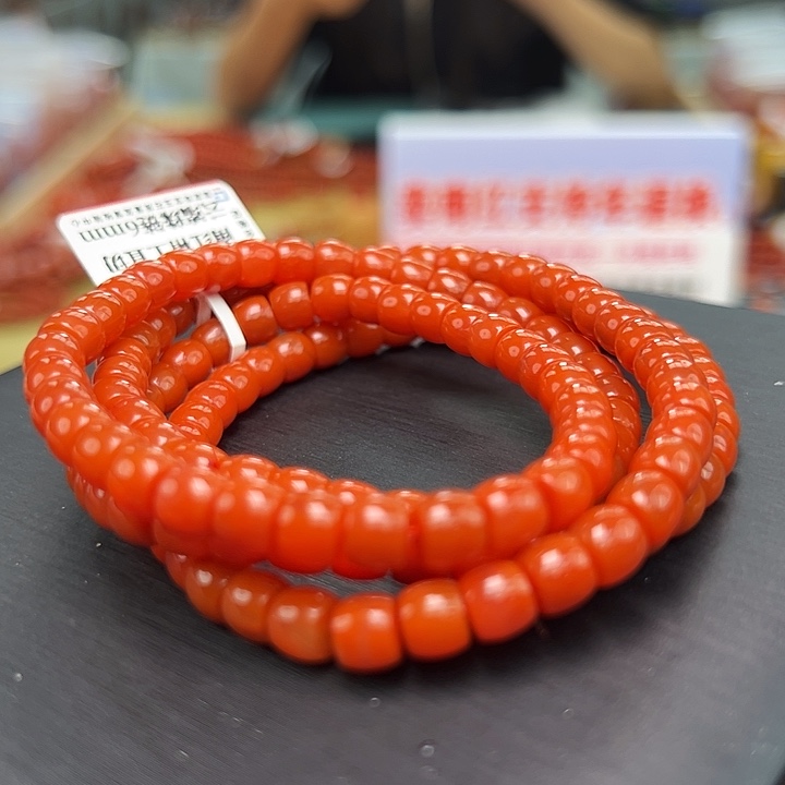 南红玛瑙多样性发一，卡6mm未镶嵌