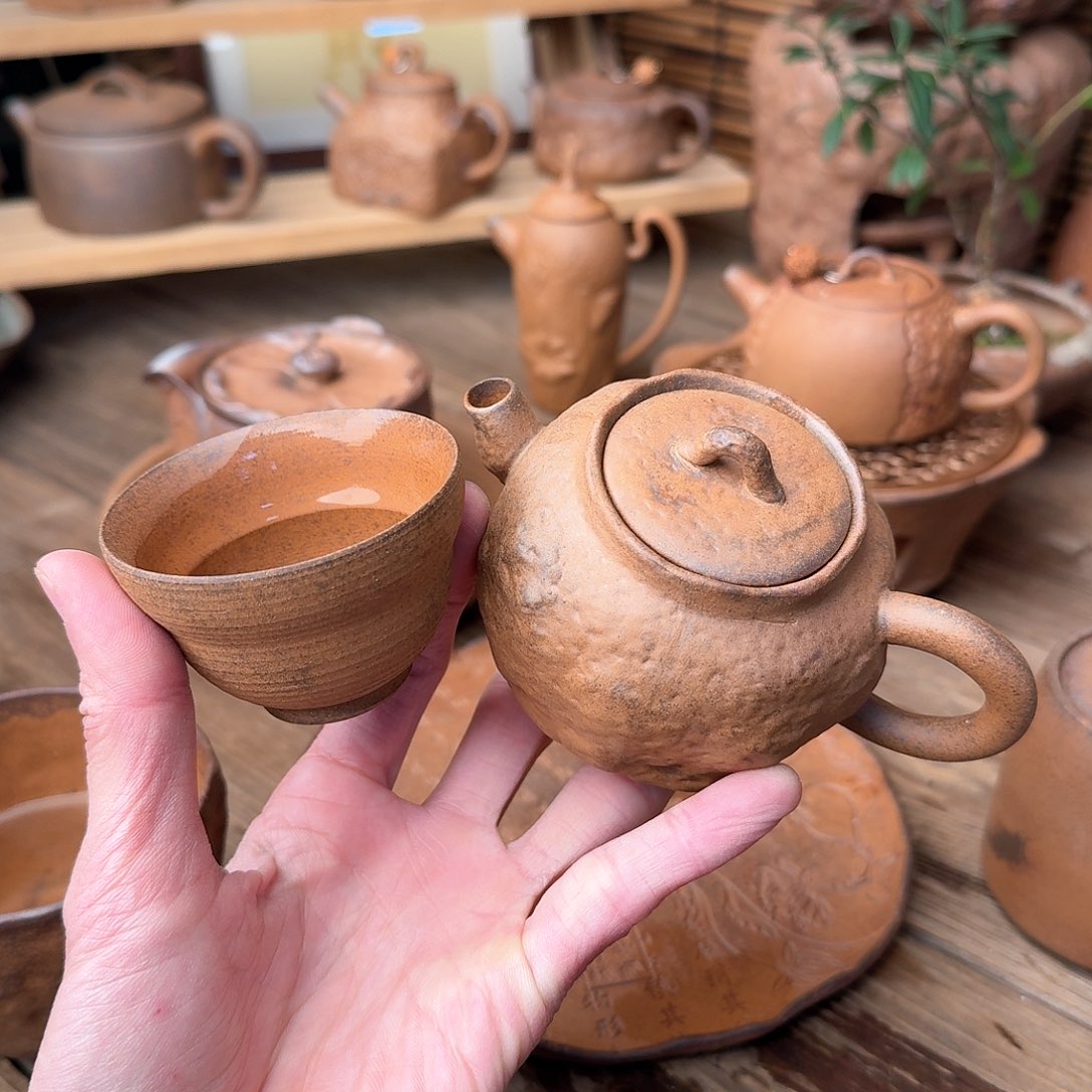 原矿老岩泥茶器系列