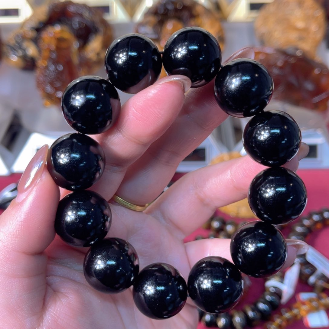 未镶嵌琥珀手链抚顺琥珀手串19+