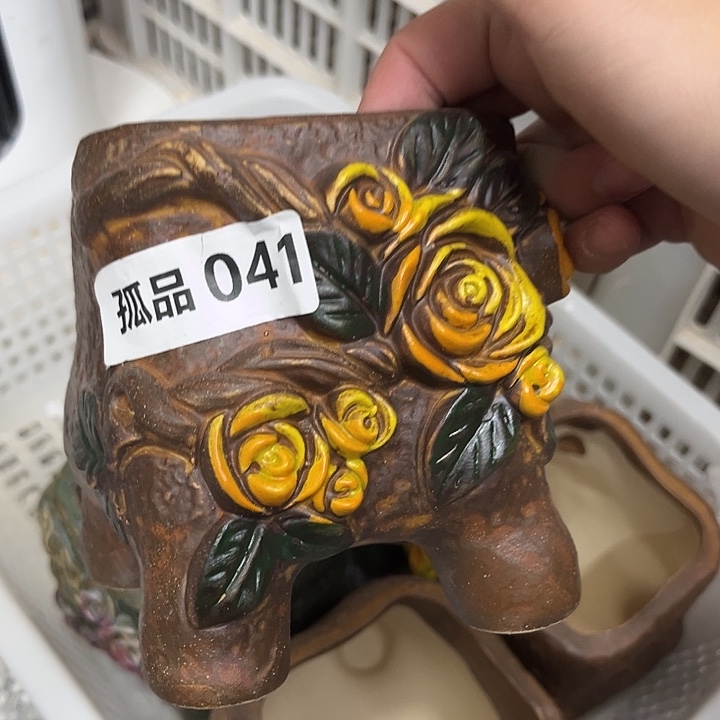 粗陶材质多肉花盆041