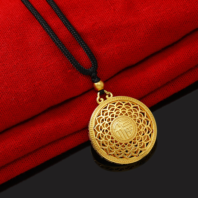 合金吊坠 （抖音好物）八宝罗盘女款气质时尚男士女士精美素款 不掉