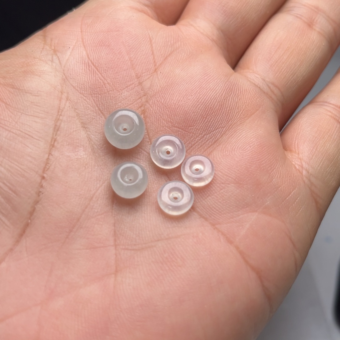 定制翡翠未镶嵌翡翠平安扣定制抛光