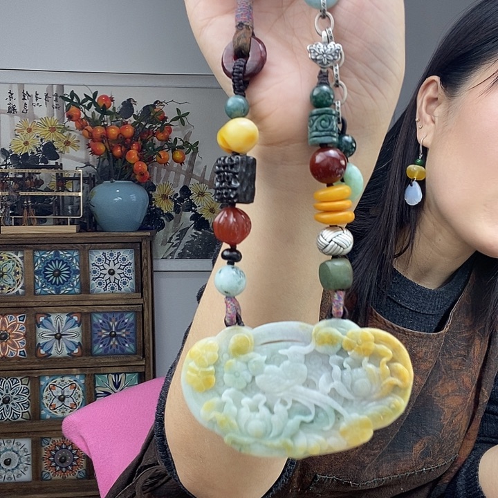 玛瑙/玉髓项链未镶嵌项链