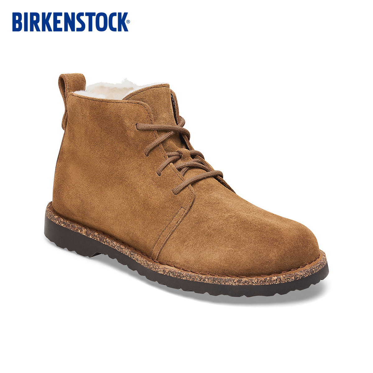 BIRKENSTOCK勃肯德国进口新品女款绒面革Uppsala Shearling毛毛靴