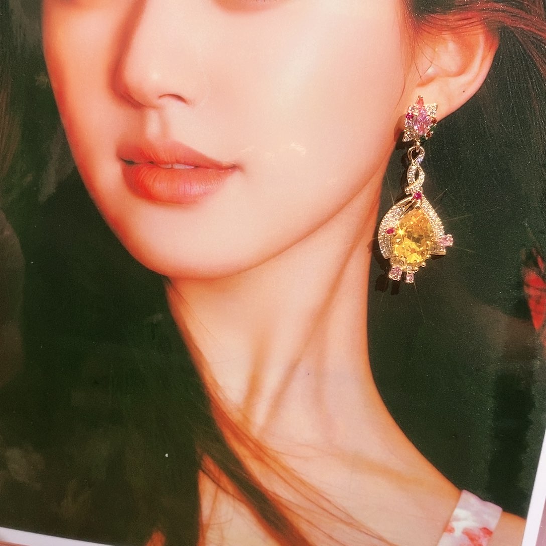 【闪购商品】纯铜925银锆石陌**双