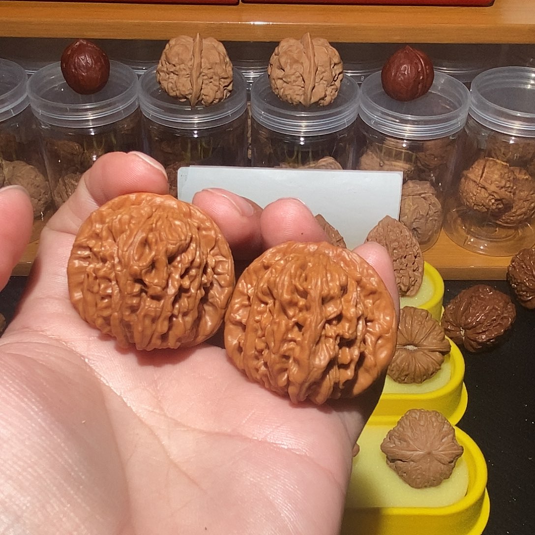 吊坠文玩核桃38四座楼