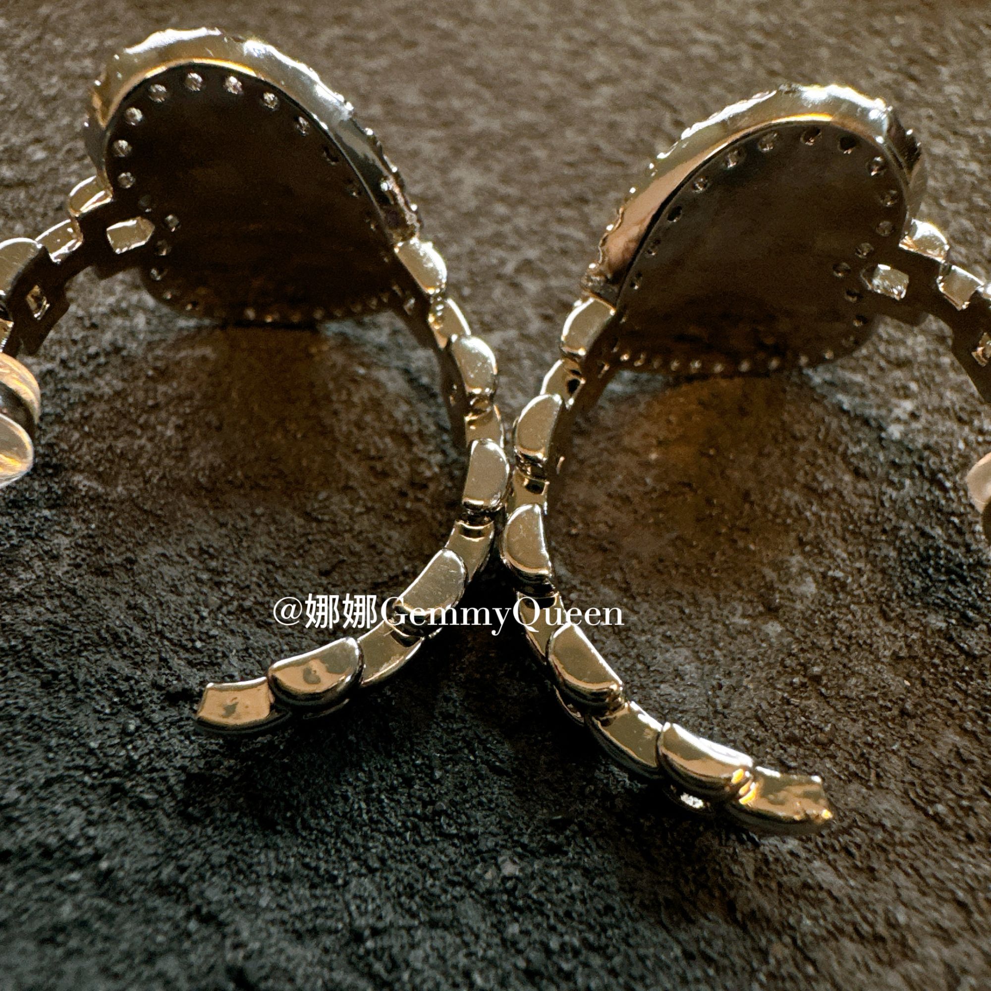 铜合金合成锆石耳饰 娜娜GemmyQueen耳环GQ09681