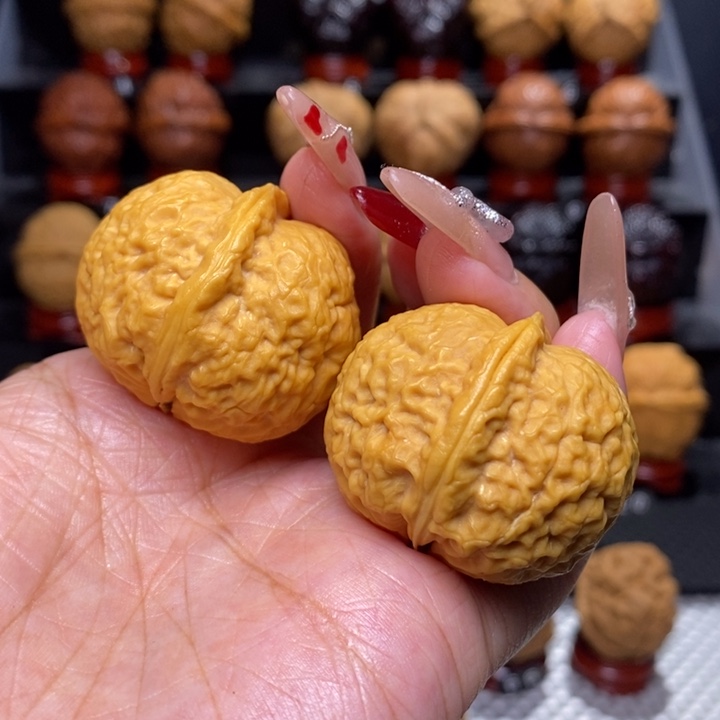 文玩核桃把件石奎元宝22号