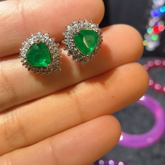 红宝石戒指银S925镶嵌