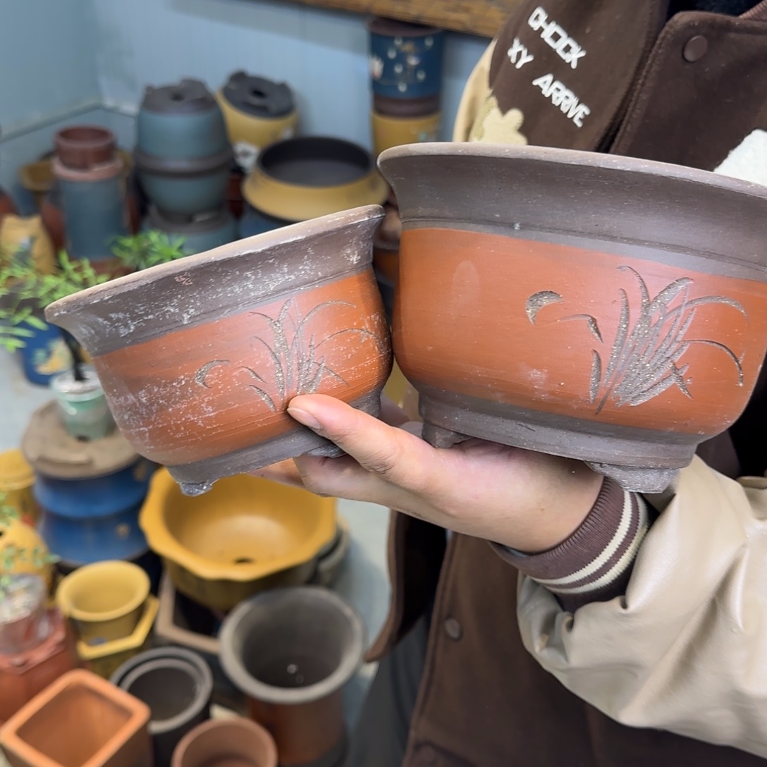 紫砂花盆瑕疵和瑕疵