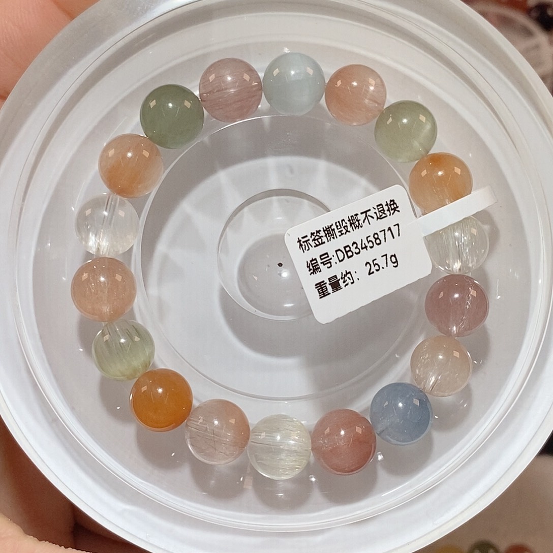 水晶手链未镶嵌J兔毛手链