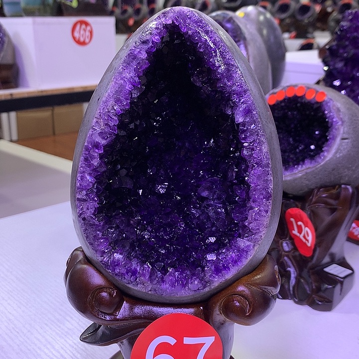 紫晶大型摆件（非配饰）未镶嵌蛋