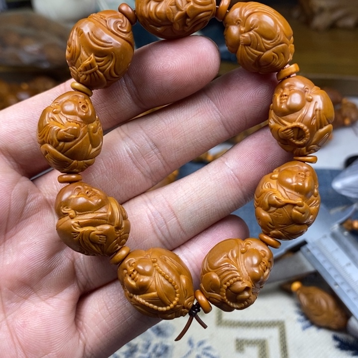 橄榄核手串/手链橄榄核雕工艺手串