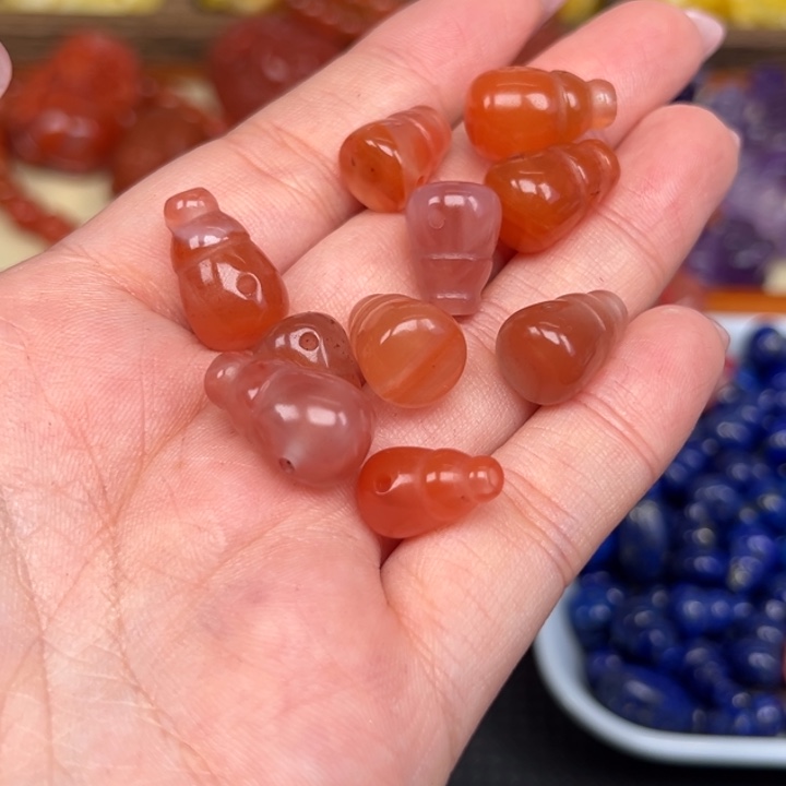 A***乐南红玛瑙未镶嵌吊坠(不含链)