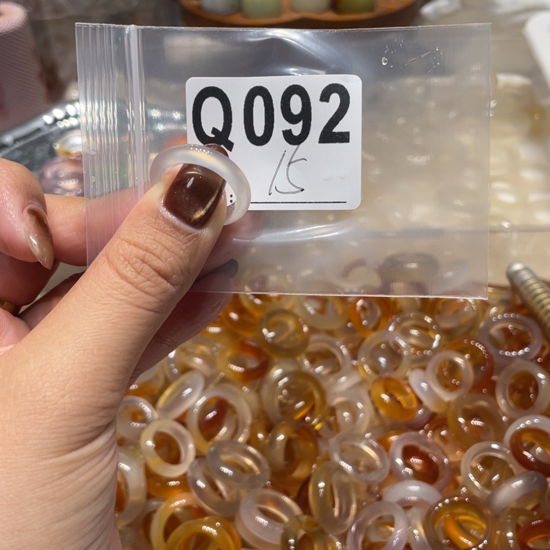 玛瑙/玉髓未镶嵌戒指092