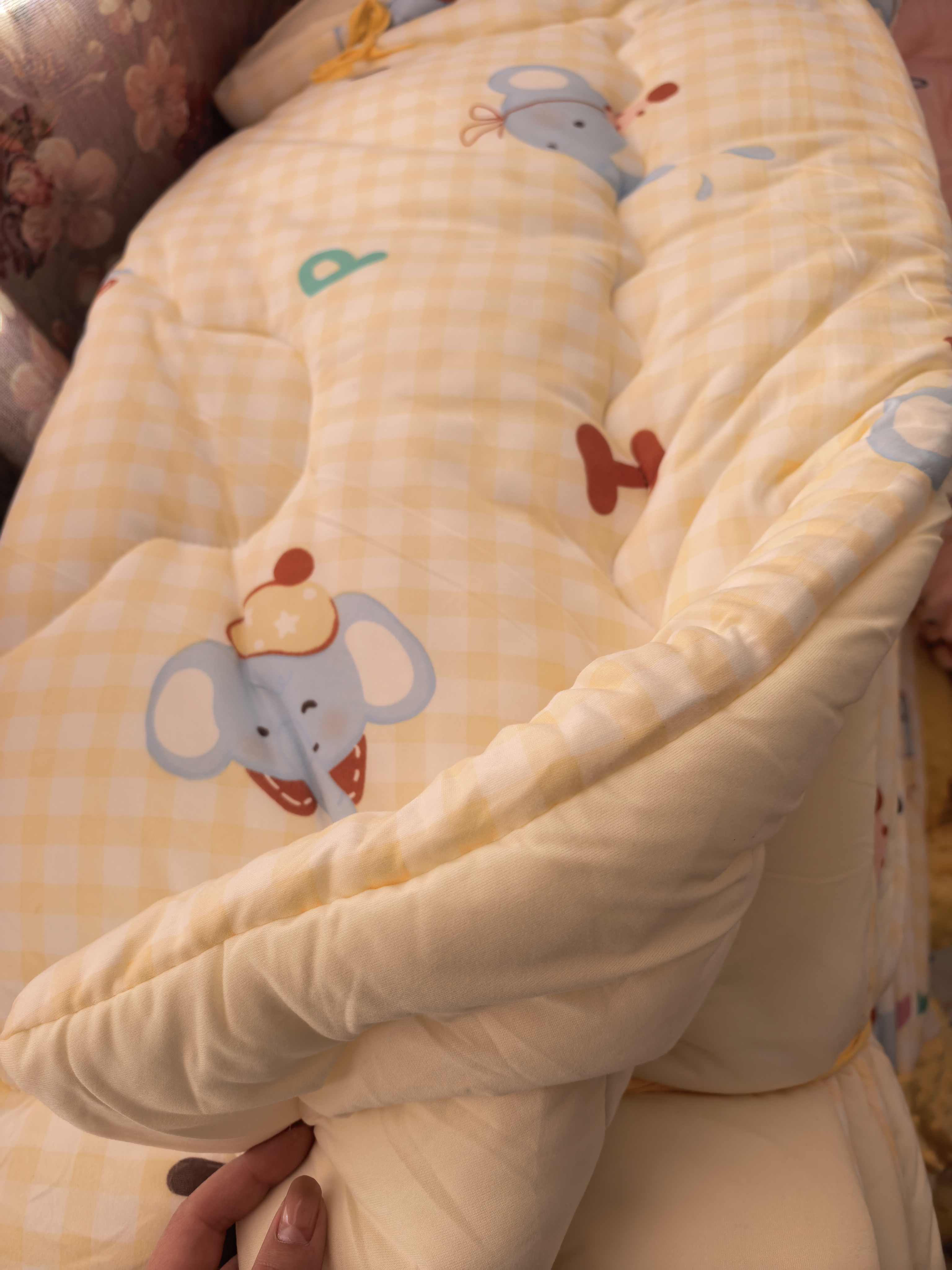 A类全棉针织棉婴幼儿盖被家用加厚可爱软糯亲肤保暖被子