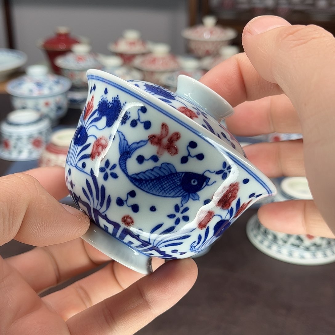 景德镇陶瓷青花釉里红