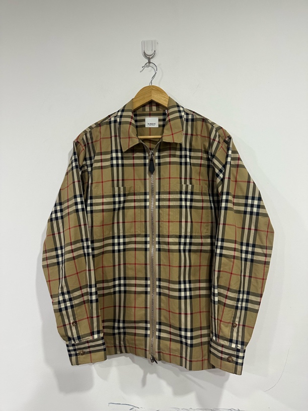 99新 BURBERRY/博柏利 巴宝莉 怪兽格纹夹克 S