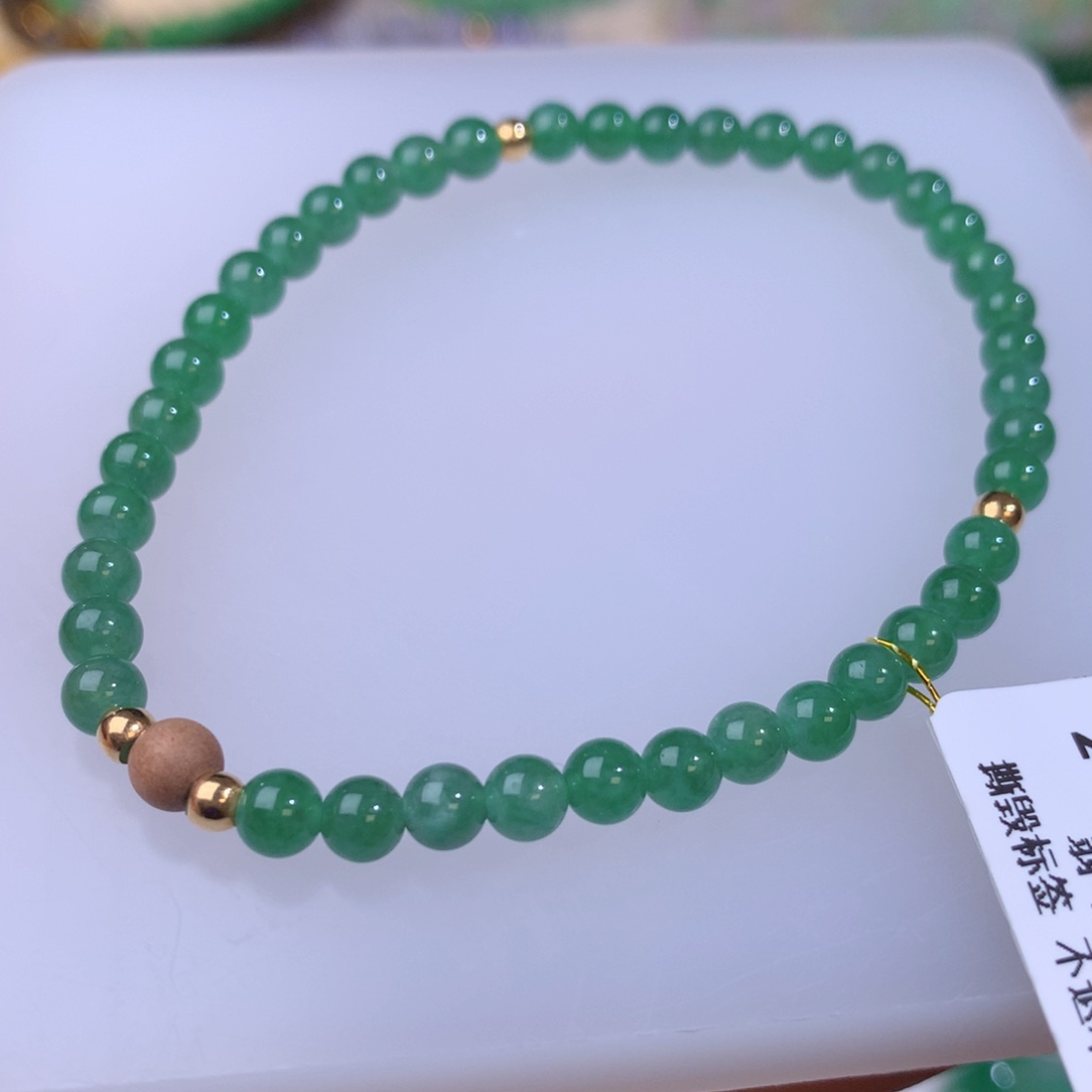 定制翡翠未镶嵌湖水绿 卡4.2