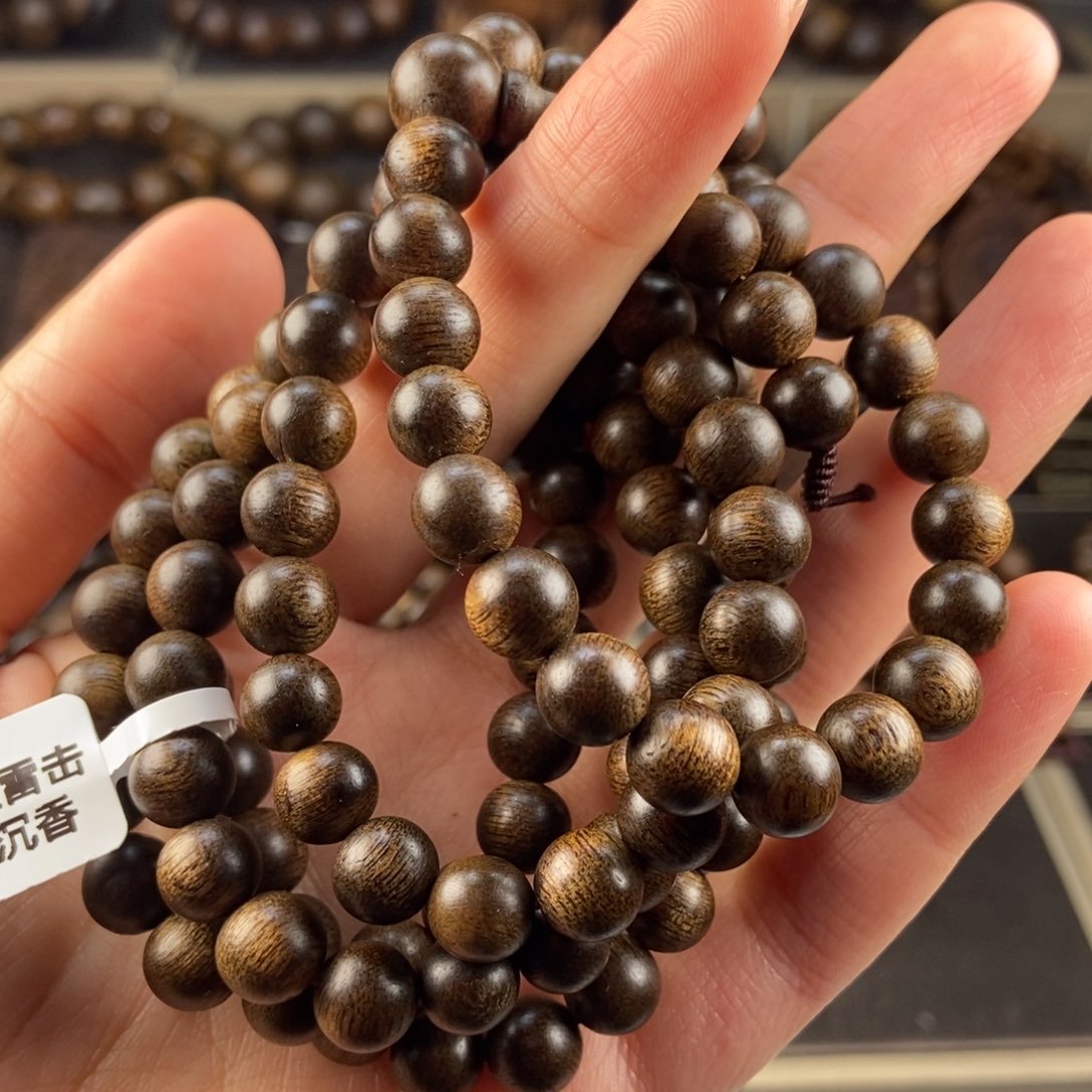 沉香手串杨*越南芽庄白棋楠