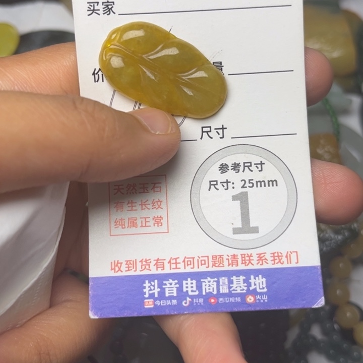翡翠未镶嵌颈饰挂件
