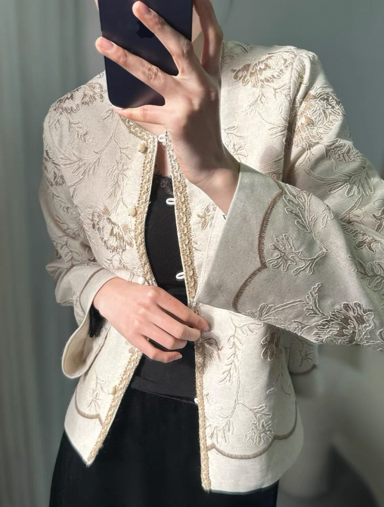 新中式时尚百搭夏季休闲外套