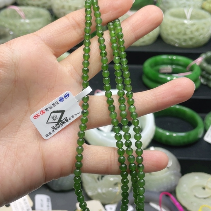 和田玉手镯58+圈口 编号82未镶嵌