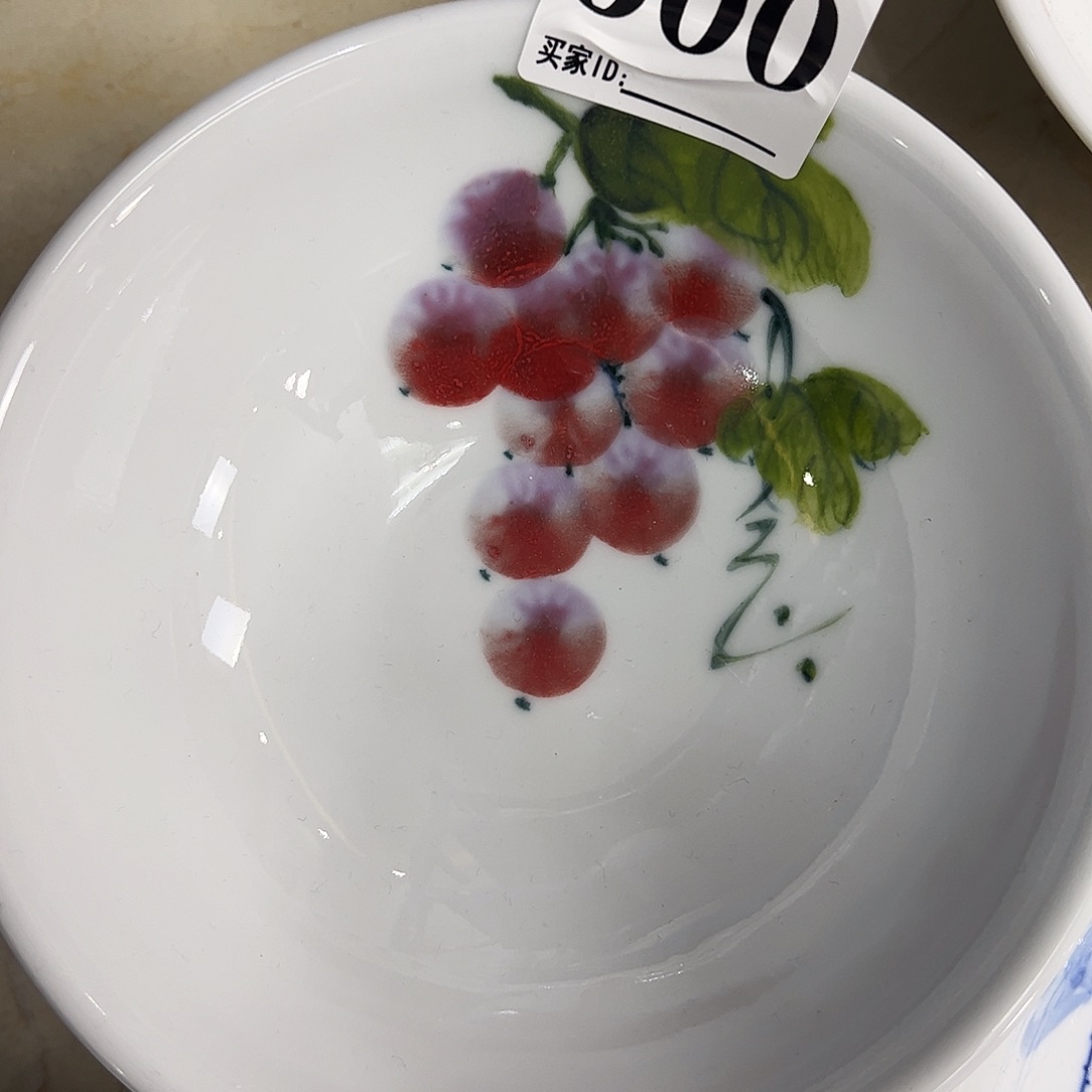 瓷片景德镇瓷器手工手绘制作