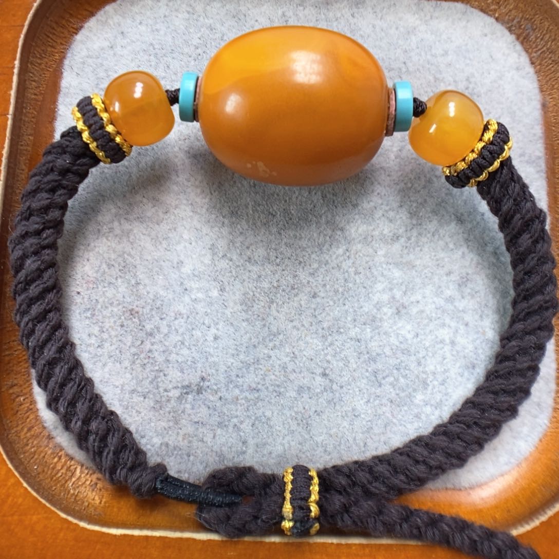 蜜蜡手绳未镶嵌蜜蜡