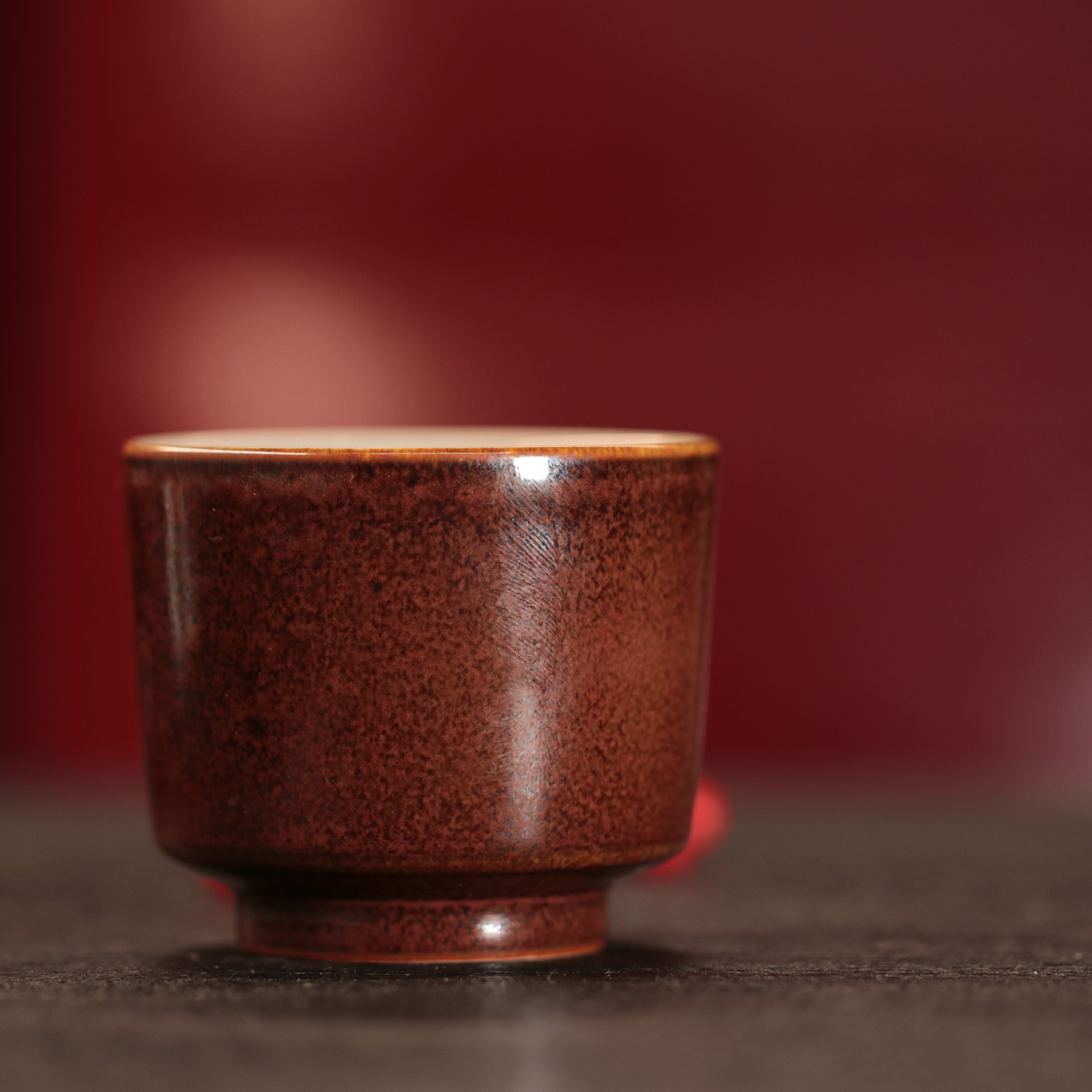 【畅怀堂】枣皮红直口主人杯