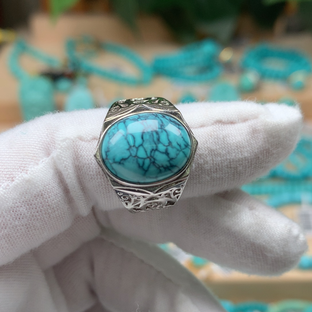 绿松石精品戒指未镶嵌