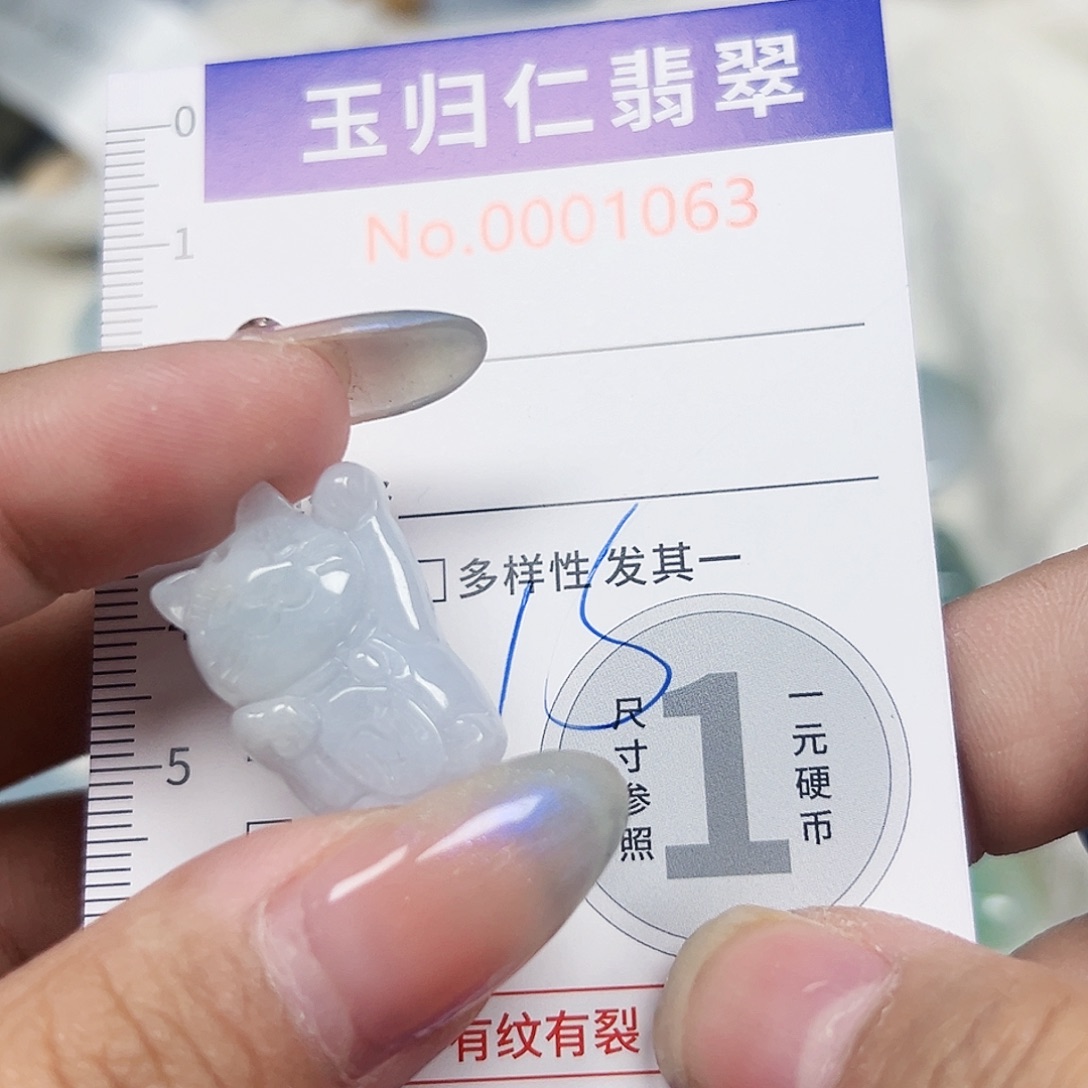 翡翠未镶嵌吊坠(不含链)1111