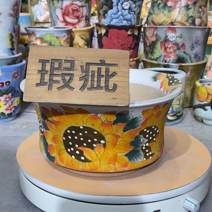 红陶景德镇艺术手绘作品