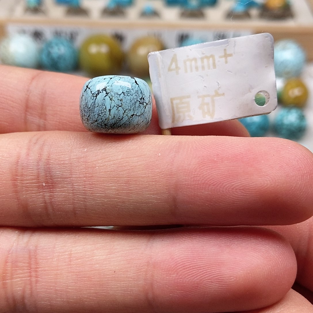 未镶嵌绿松石珠宝半成品