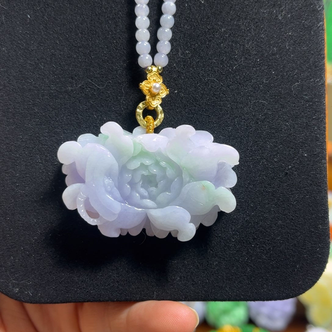 翡翠未镶嵌颈饰天然翡翠