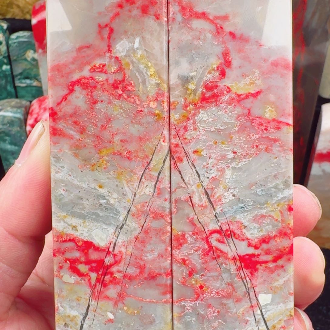 昌化鸡血石软玉对章