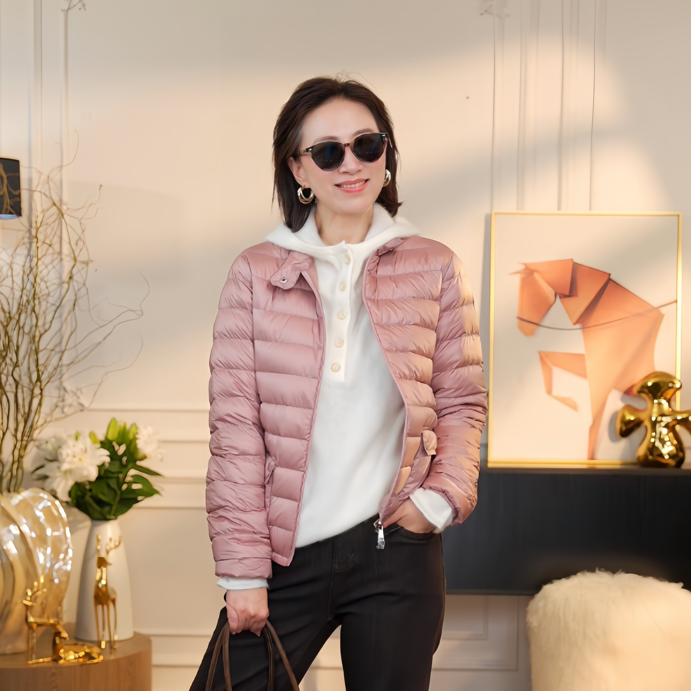 【D·BOSS专属】小Mon系列95%白鹅绒高奢顶顶闭入千金清冷感贵系衣服