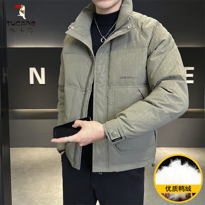 TUCANO/啄木鳥冬季男士鸭绒羽绒服时尚立领帅气百搭保暖夹克外套